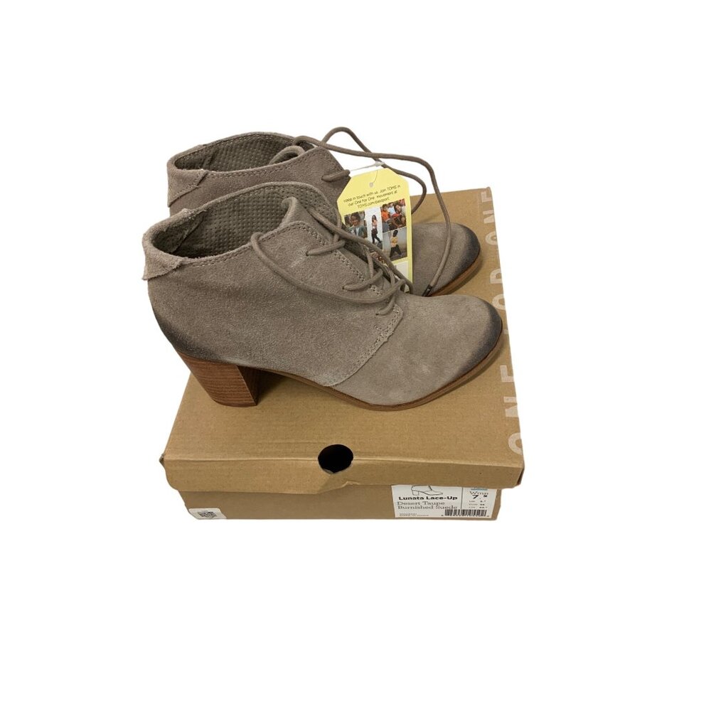 Toms Lunata Lace-Up Booties